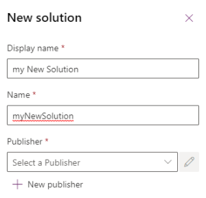 Naming my new solution