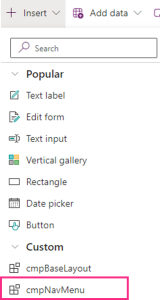 Building a Menu Component in Power Apps - Platforms of Power