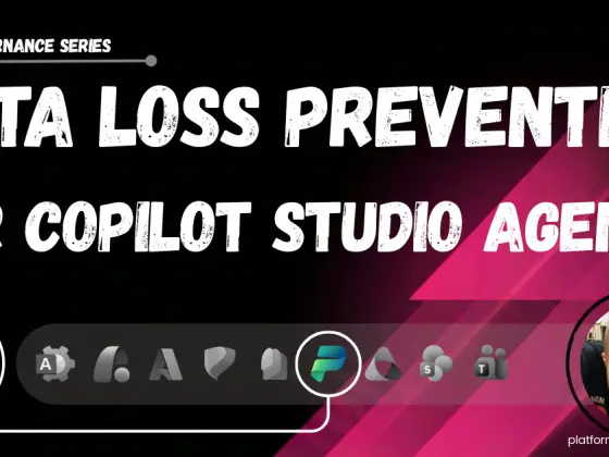 Data Loss Prevention for Copilot Studio Agents