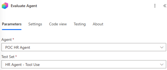 Evaluate Agent action for Copilot Studio evaluations