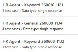 Default naming for Copilot Studio evaluations