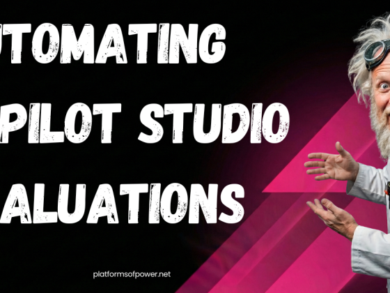 Automating Copilot Studio Evaluations
