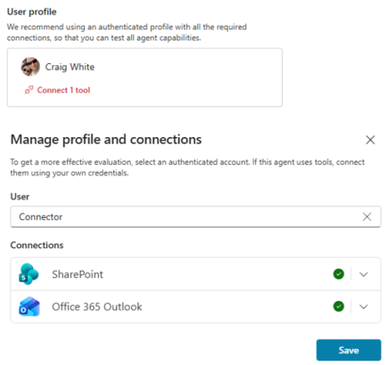 Setting up user authentication in Copilot Studio evaluations